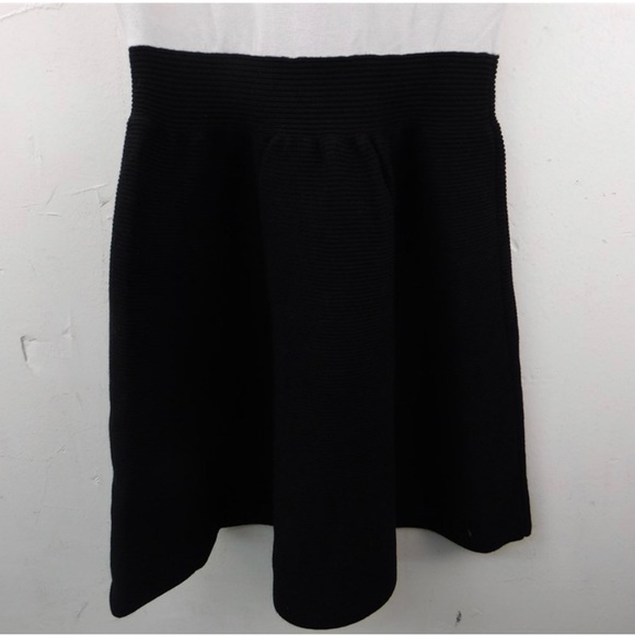 Kate Spade New York Mini Black and Ivory White Sweater Dress & Black Bow Size S - Picture 6 of 8